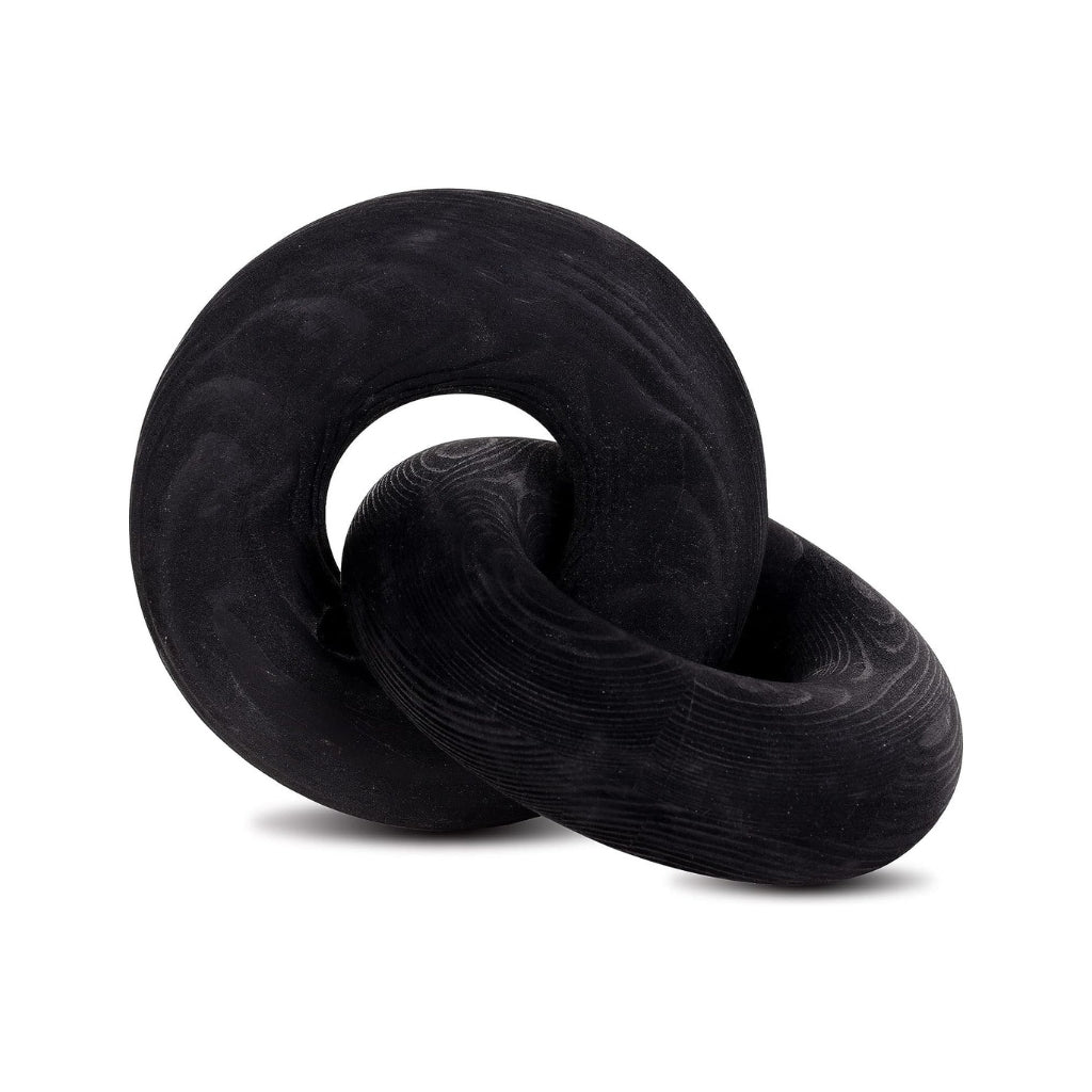 Paulownia Double Link Wooden Knot Decorative Object