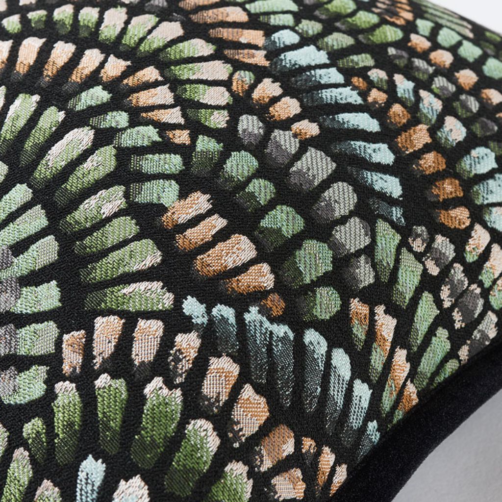 Regal Peacock Lumbar Pillow Cover