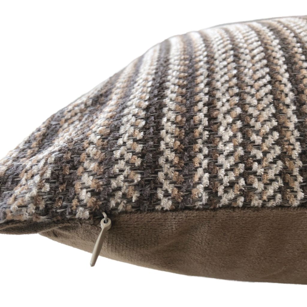 Sandstone Stripes Lumbar Pillow Cover