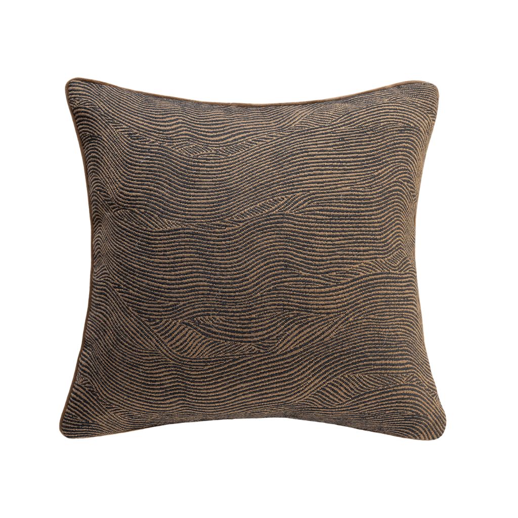 Smoky Waves Throw Pillow Cover