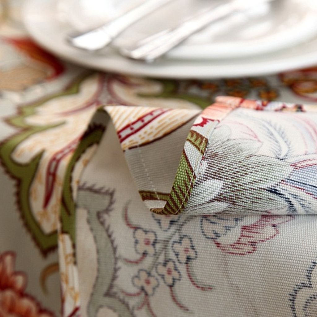 Spring Garden Floral Tablecloth
