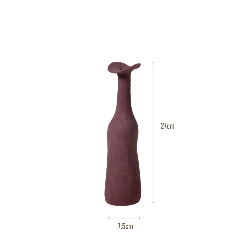 Tall Abstract Bud Ceramic Vases (Set of 3)