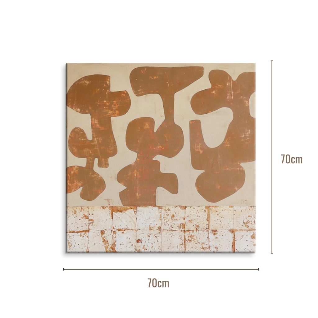 Terracotta Mosaic Wall Art Framed Print