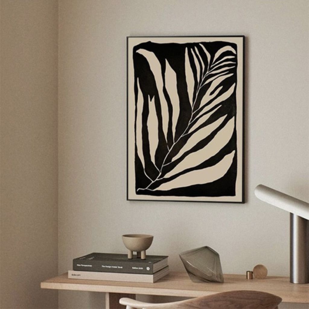 The Leaf Framed Canvas Print