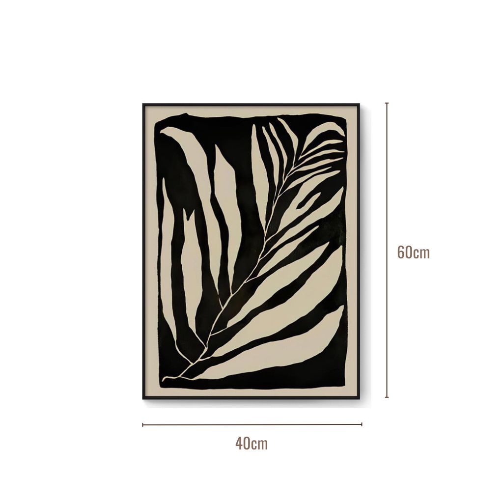 The Leaf Framed Canvas Print
