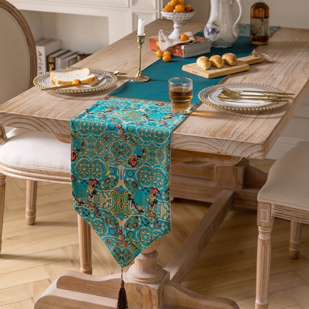 Vibrant Ethnic Bohemian Table Runner