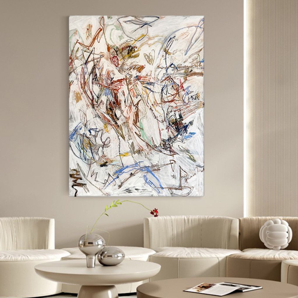Whispers of Strokes Wall Art Framed Print