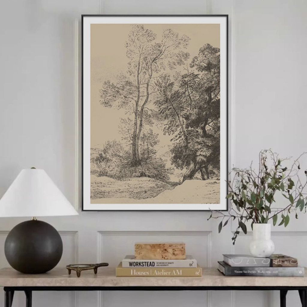 Through The Woods Aluminium Framed Print
