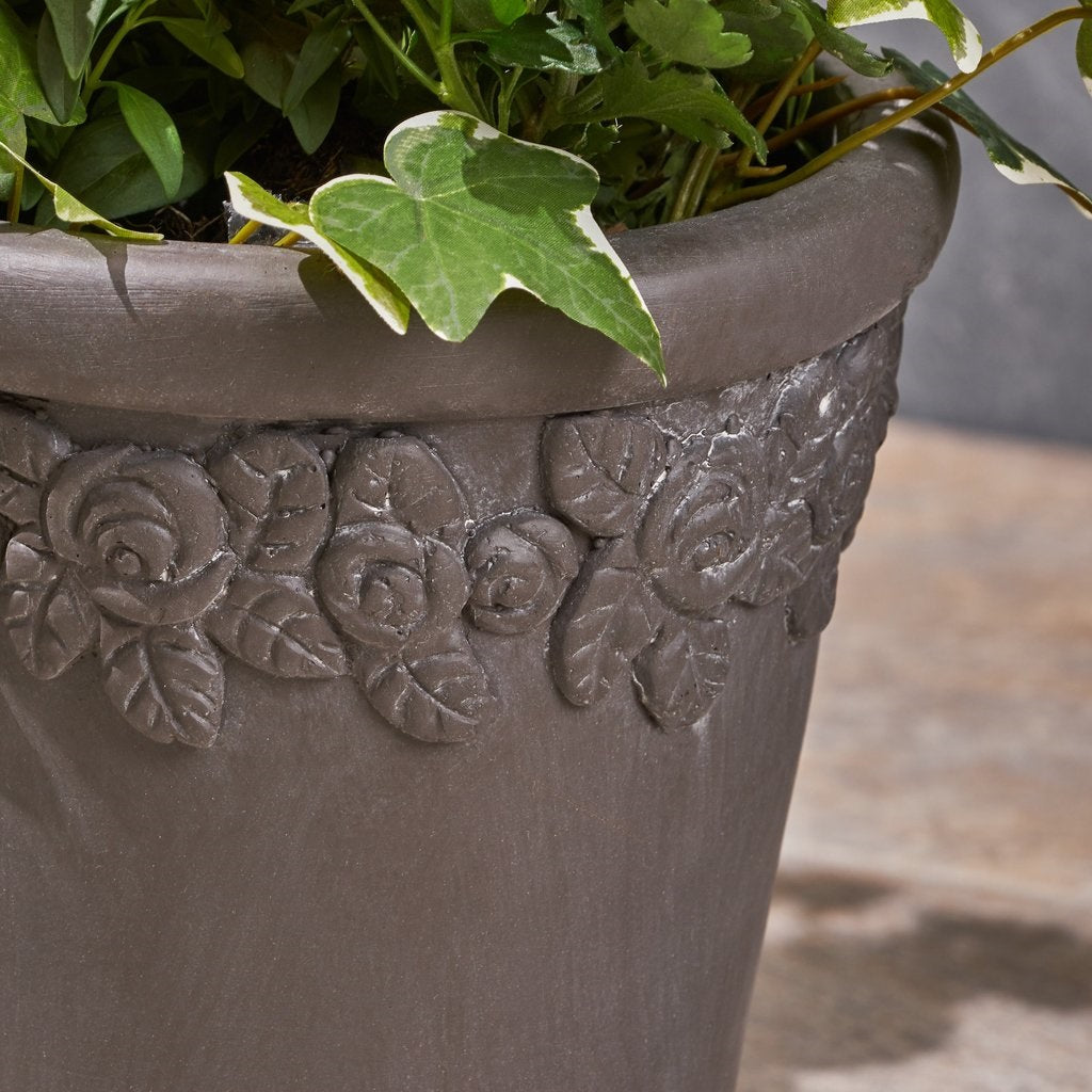 Amidala Outdoor Garden Planter Pots (Set of 2)
