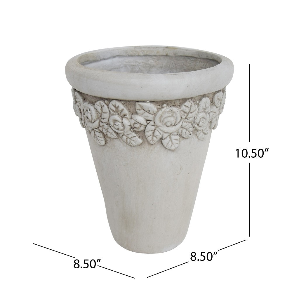 Amidala Outdoor Garden Planter Pots (Set of 2)