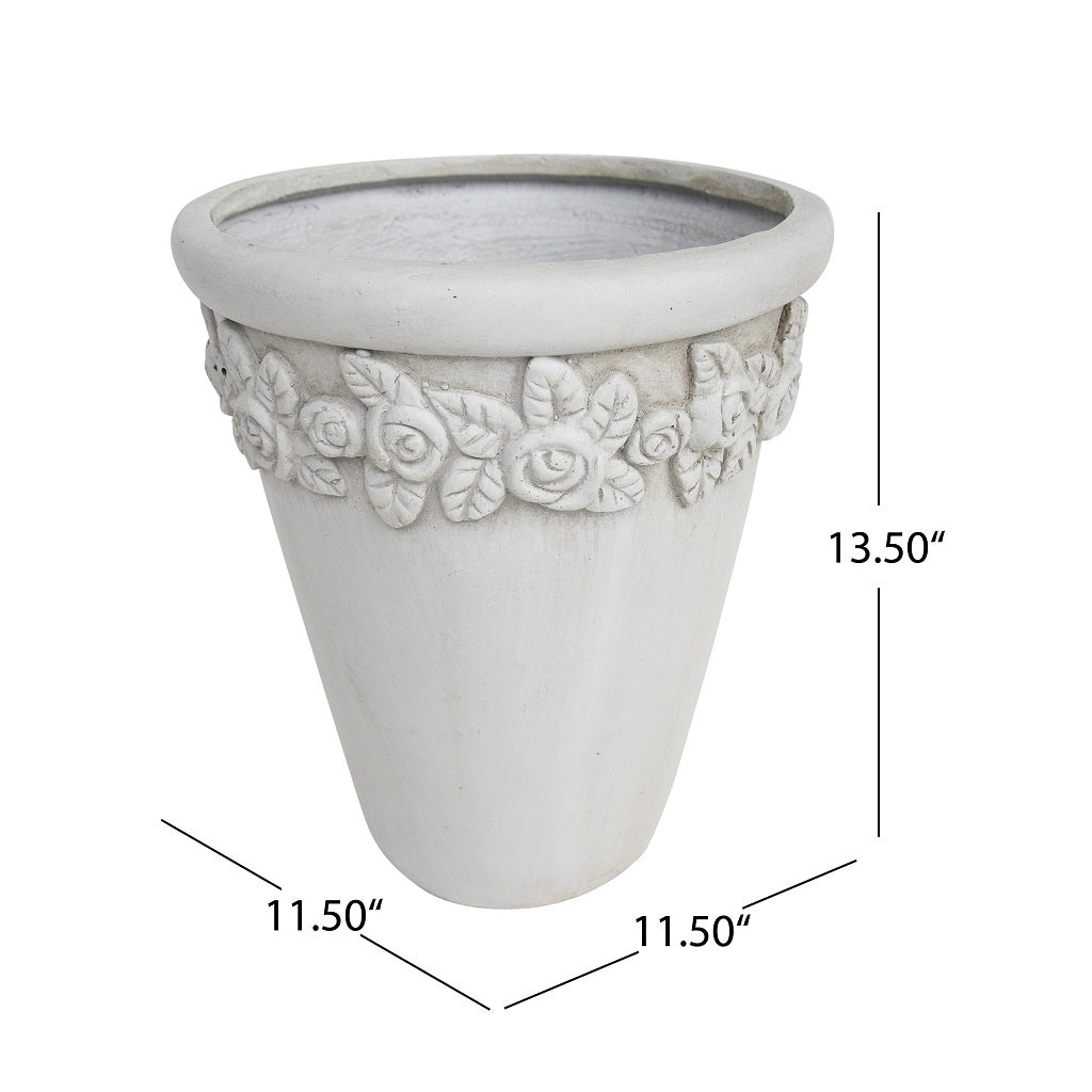 Amidala Outdoor Garden Planter Pots (Set of 2)
