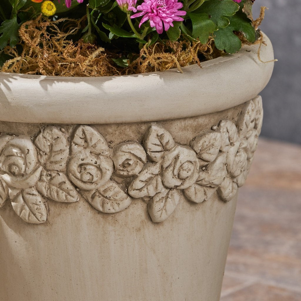 Amidala Outdoor Garden Planter Pots (Set of 2)