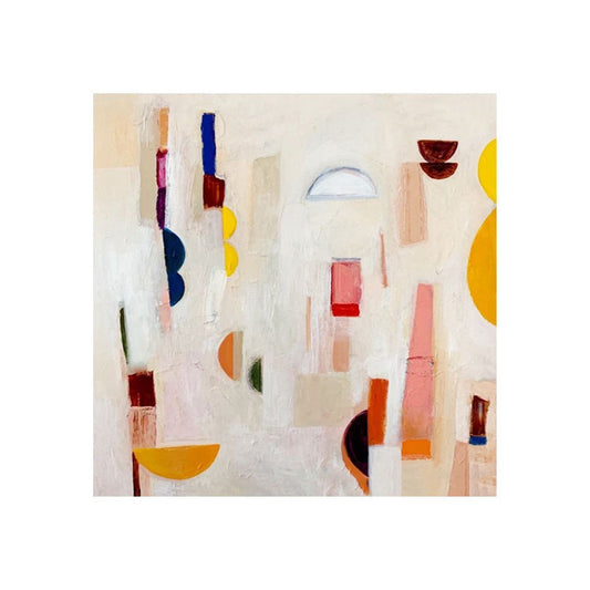 Abstract Cityscape Wall Art Framed Print