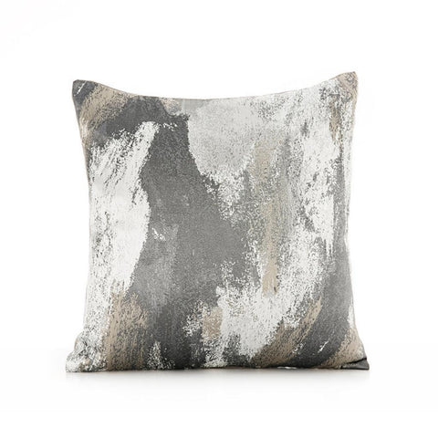 Image of Abstract Clouds Jacquard Pillow Cover