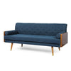 Aidan Mid Century Modern Tufted Fabric Sofa