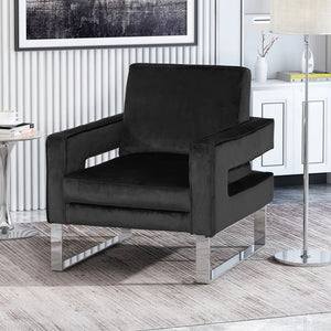 Alitzel Modern Glam Velvet Club Chair