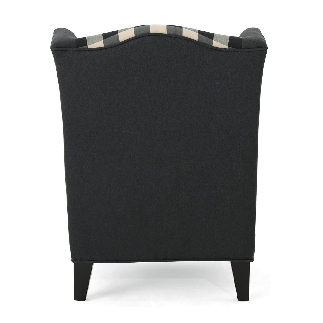 Alonso Wingback Fabric Club Chair