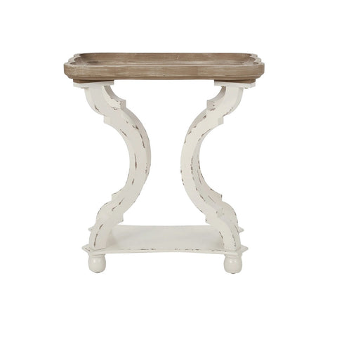 Image of Andrew French Country Accent Table with Rectangular Top