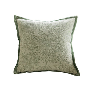 Green Foliage Be Leaf It Throw Pillow Cover