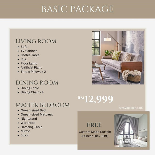 Basic Furnashing Home Makeover Furnishing Service – Furny Matter