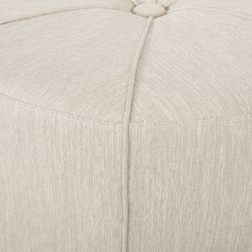 Bergeson Fabric Upholstered Round Ottoman