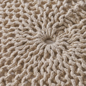 Beryl Knitted Cotton Pouf