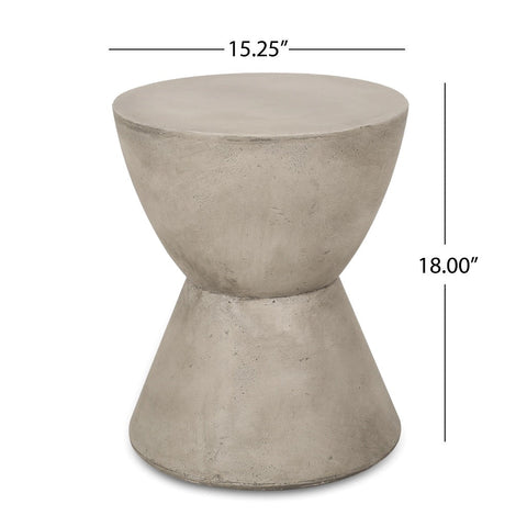Image of Billion Outdoor Lightweight Concrete Side Table