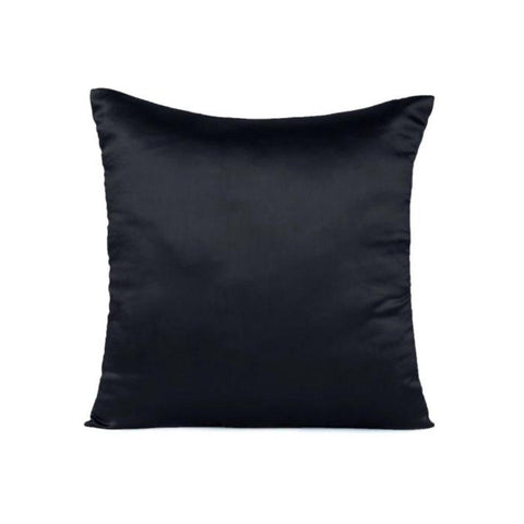 Image of Black and Silver Geometric Diamond Pillow Cover