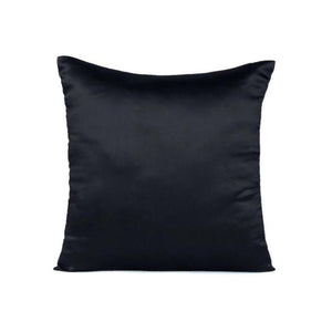 Black and Silver Geometric Diamond Pillow Cover