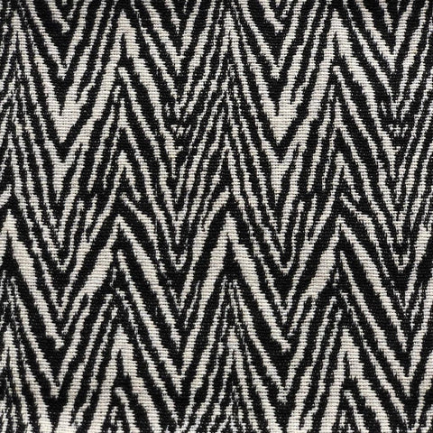 Image of Black and White Zig Zag Throw Pillow Cover