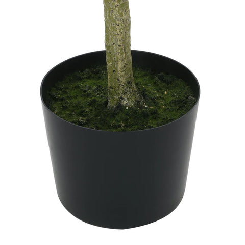 Image of Bowrun 6.5' x 2.8' Artificial Eucalyptus Leaf Tree