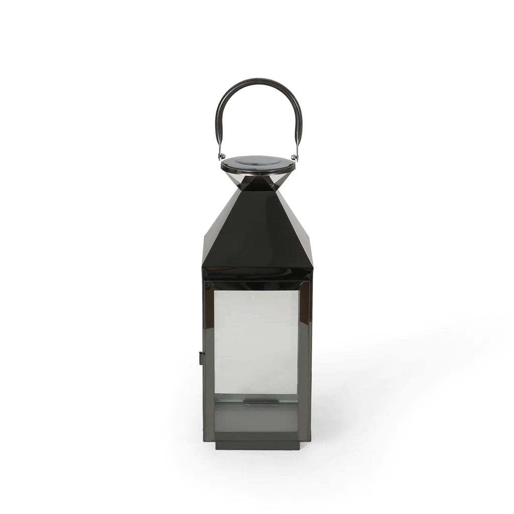 Briar 16" Modern Outdoor Stainless Steel Lantern