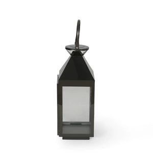 Briar 16" Modern Outdoor Stainless Steel Lantern