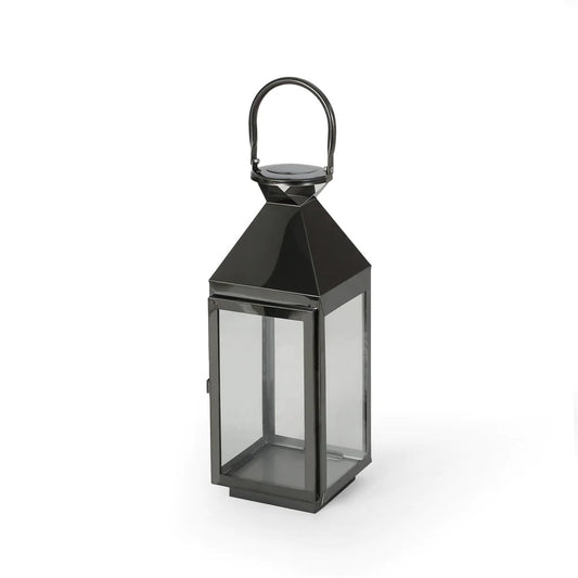 Briar 16" Modern Outdoor Stainless Steel Lantern