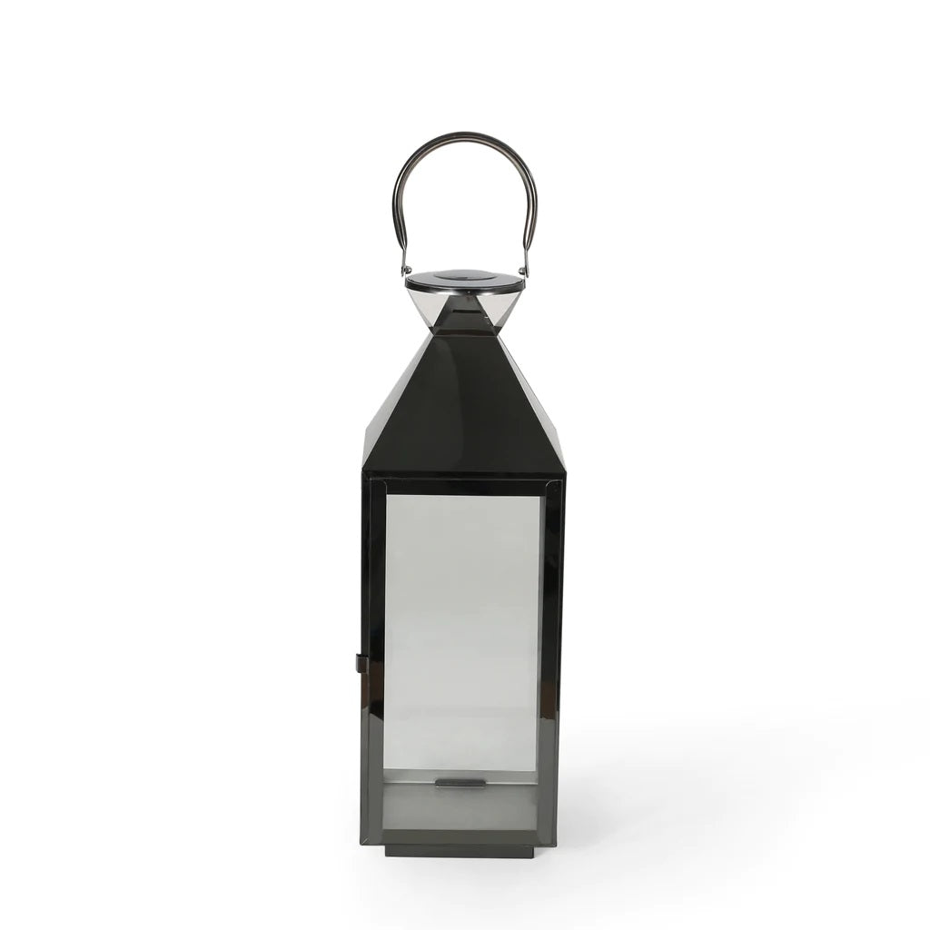 Briar 22" Modern Outdoor Stainless Steel Lantern