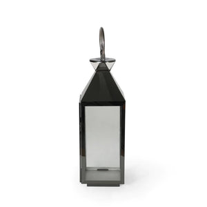 Briar 22" Modern Outdoor Stainless Steel Lantern