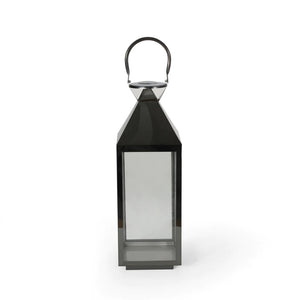 Briar 22" Modern Outdoor Stainless Steel Lantern