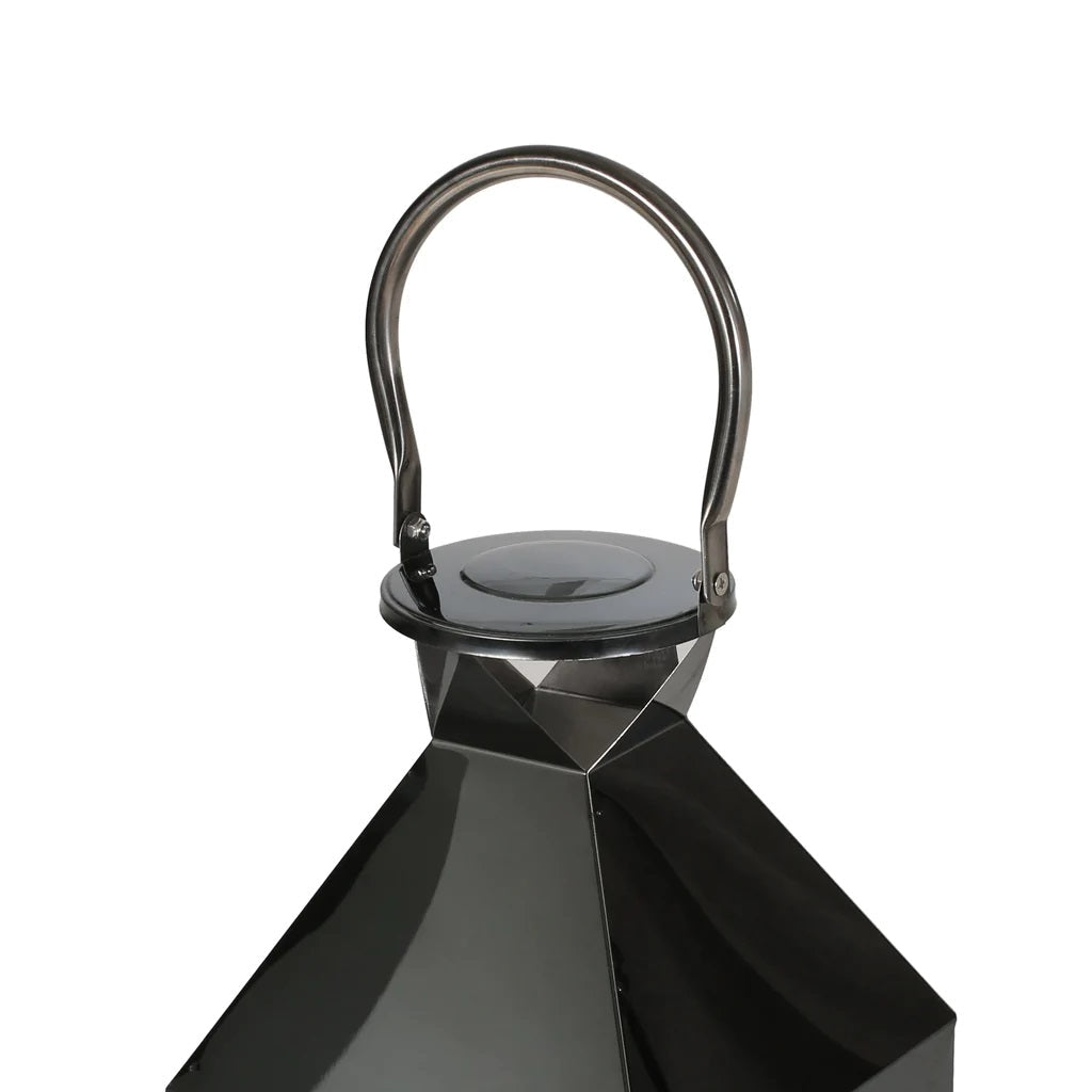 Briar 22" Modern Outdoor Stainless Steel Lantern