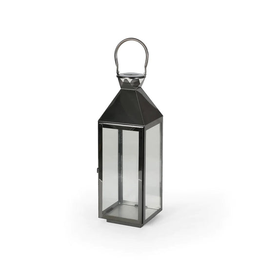 Briar 22" Modern Outdoor Stainless Steel Lantern