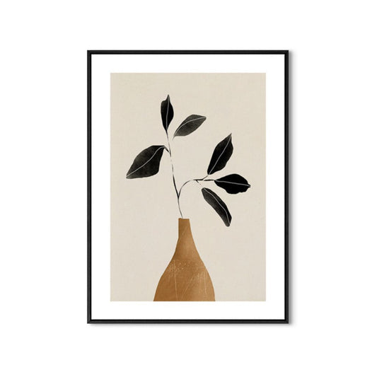 Caramel Vase Serenity Wall Art Framed Print