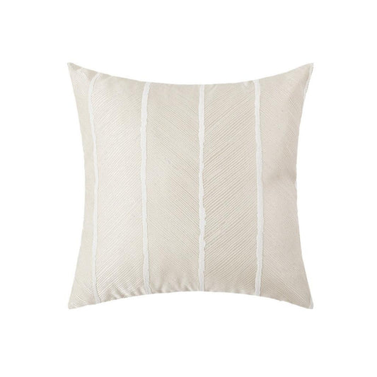 Champagne Gold Hairline Chevron Pillow Cover