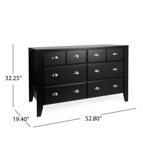 Image of Cleary Contemporary Faux Wood 6 Drawer Double Dresser