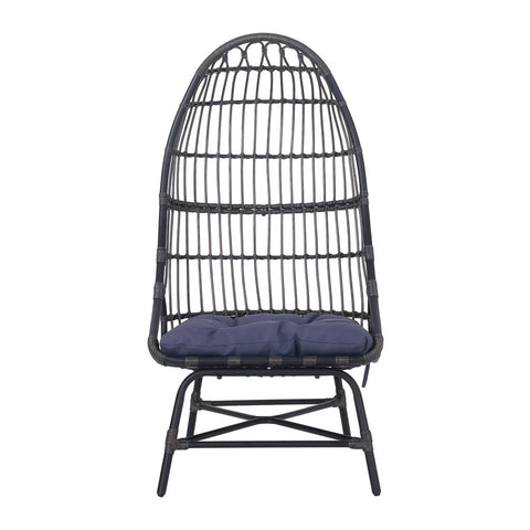 Image of Cortina Outdoor Wicker Basket Chair with Cushion