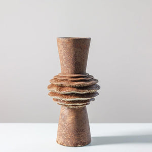 Crackle Weathered Vintage Decorative Vase