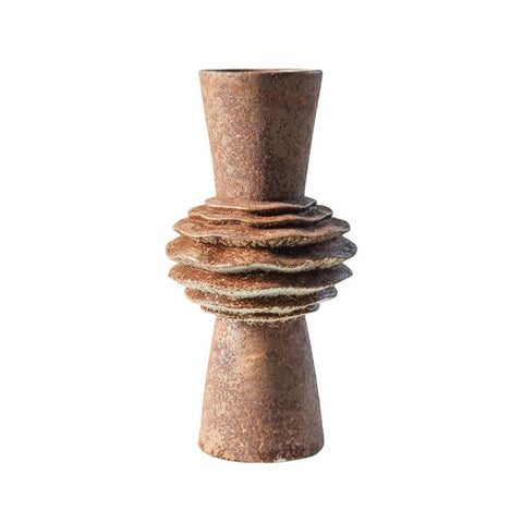 Image of Crackle Weathered Vintage Decorative Vase