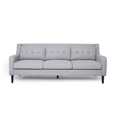 Image of Daelynn Tufted Fabric 3 Seater Sofa