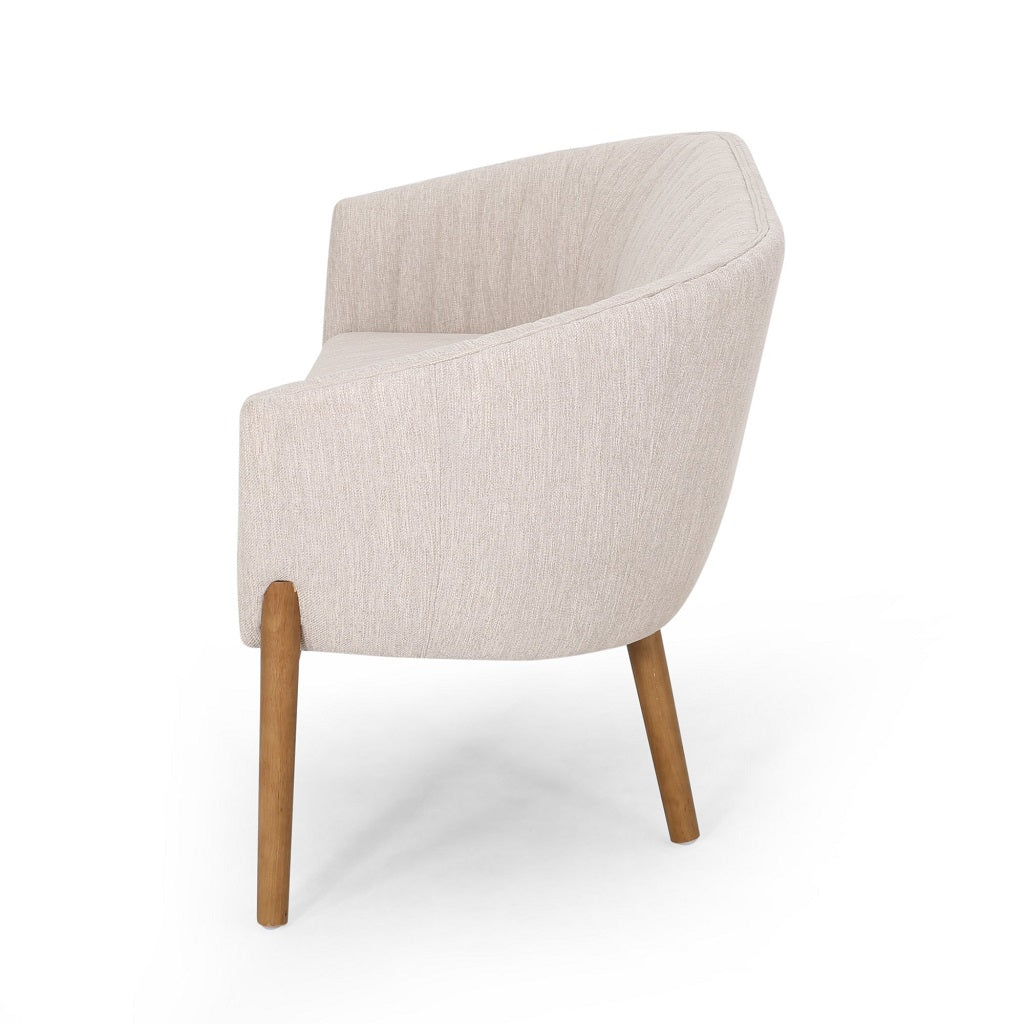 Deborah Mid-Century Fabric Loveseat