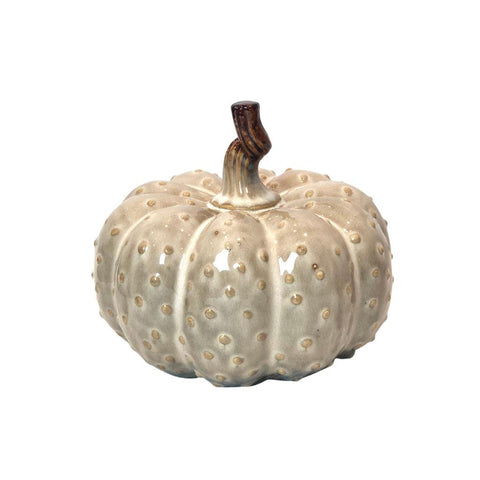 Decorative Polka Dots Ceramic Pumpkin