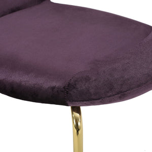 Denise Modern Glam Velvet Accent Chair