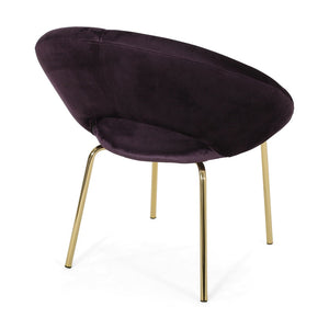 Denise Modern Glam Velvet Accent Chair